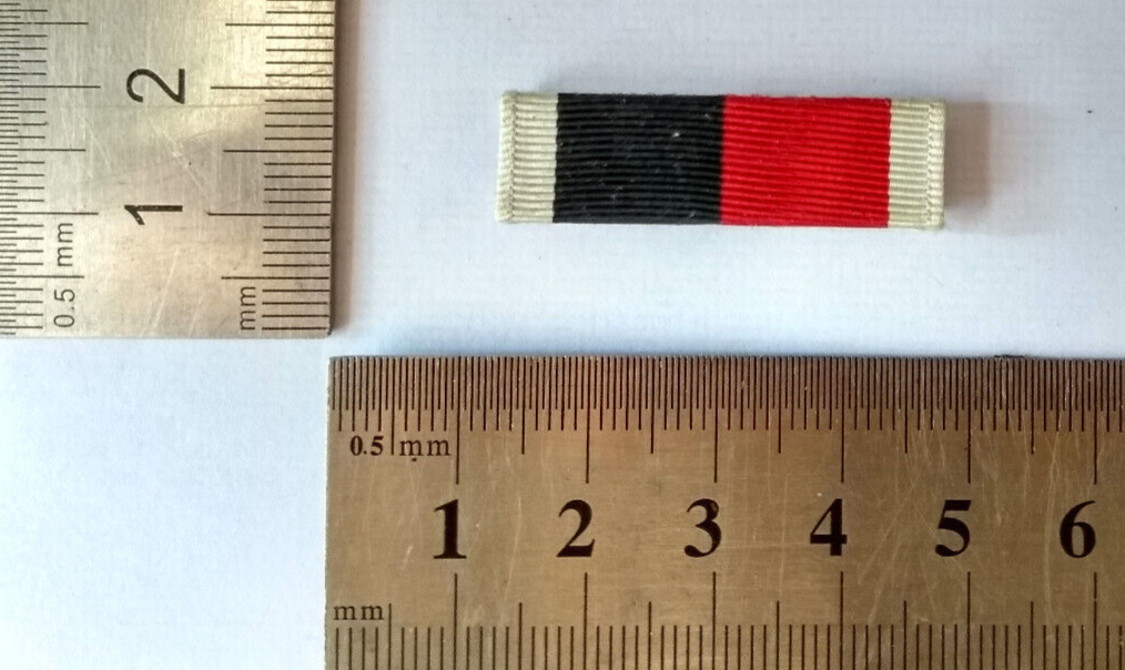 USA Occupation Medal Ribbon on Bar White Red Black
