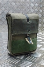 Genuine Vintage French F2 Ammo / Medic Canvas Pouch Green
