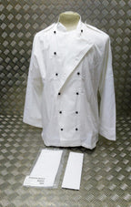 Genuine British Royal Navy Chefs Whites Top Neckerchief & Hat Set - All Sizes