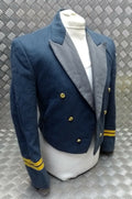 Vintage Mess Dress Jacket By Moss Bros A/F Blue Grey Colour 108cm Faulty
