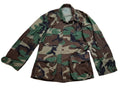 Vintage US Jacket Hot Weather Woodland Camo Ripstop Combat Coat X SMALL