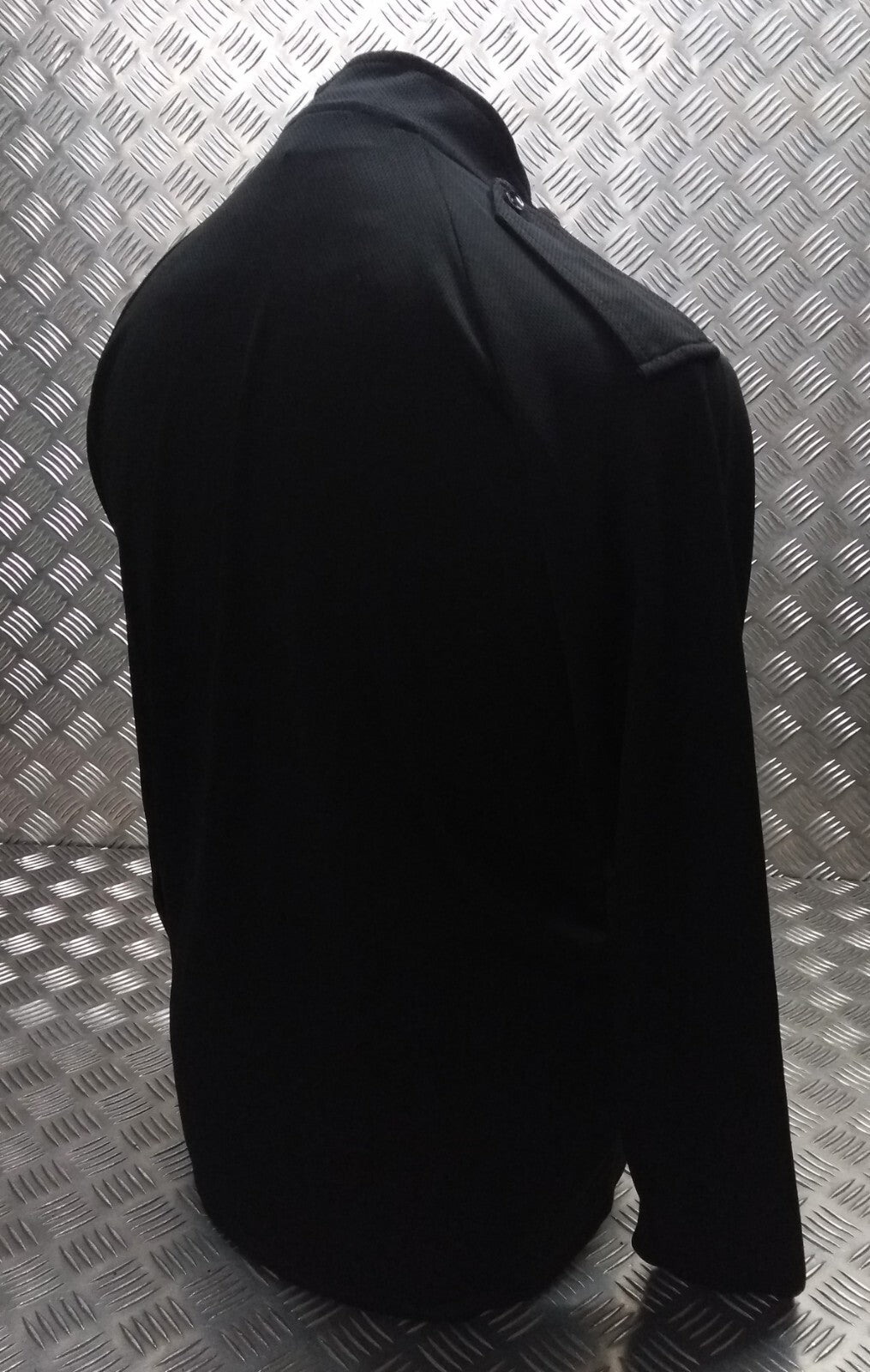 Black Technical Delta Stealth Self Wicking Technical Activewear Top Long Sleeve