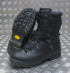 Genuine British Goretex Cold Wet Weather Assault Black Leather Boots