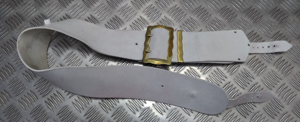 Buff Leather Strap Household Cavalry Cross Belt Including Brass Buckles H Cav