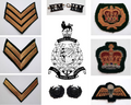 British RM Lovat No5 Assorted Badges Patches