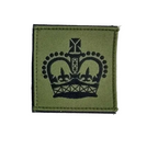 Genuine British Issue Green Rank Patches / Badges Assorted Ranks