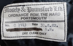 Vintage RN No1 Cartain Rank Jacket British Royal Navy 80s Pattern