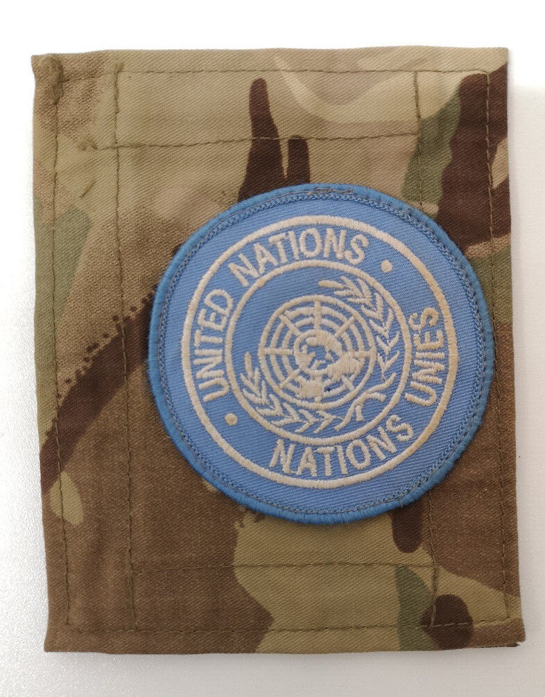 British Army TRF Patches on MTP Blanking Panels Various - Used
