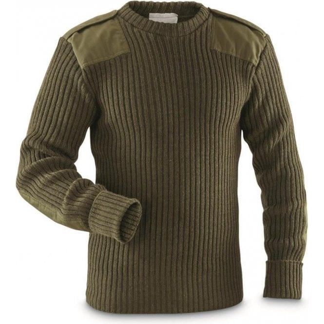 Army Commando Jumper British Forces Issued Combat Pullover Green
