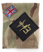British Army TRF Patches on MTP Blanking Panels Various - Used