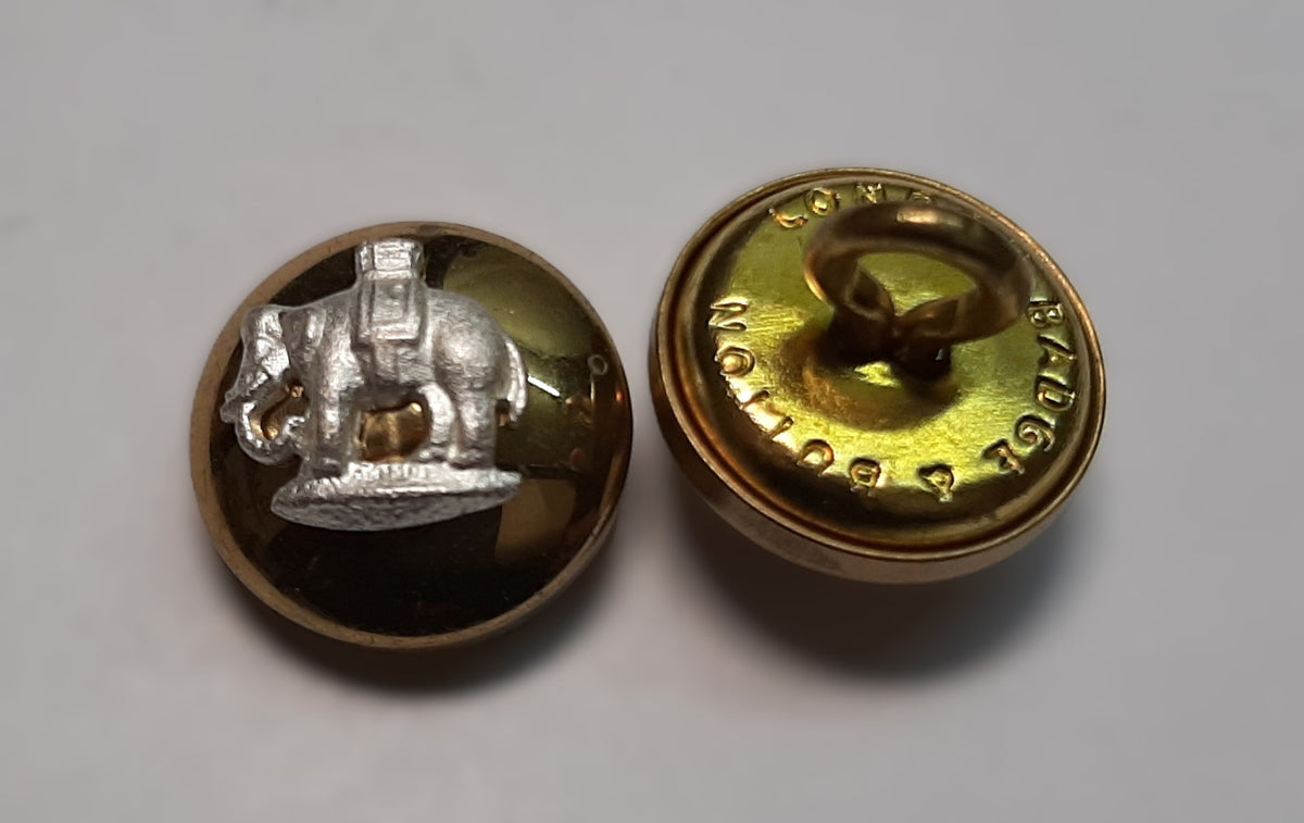 Chinstrap and Buttons British Military Service Dress Hat / Visor Cap Chin Strap And Button Set