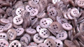 Buttons Vintage 4 Hole for Dress Shirts Pearlesque Light Lilac 10.7mm New Old Stock