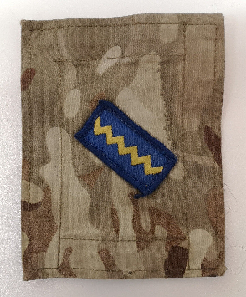 British Army TRF Patches on MTP Blanking Panels Various - Used