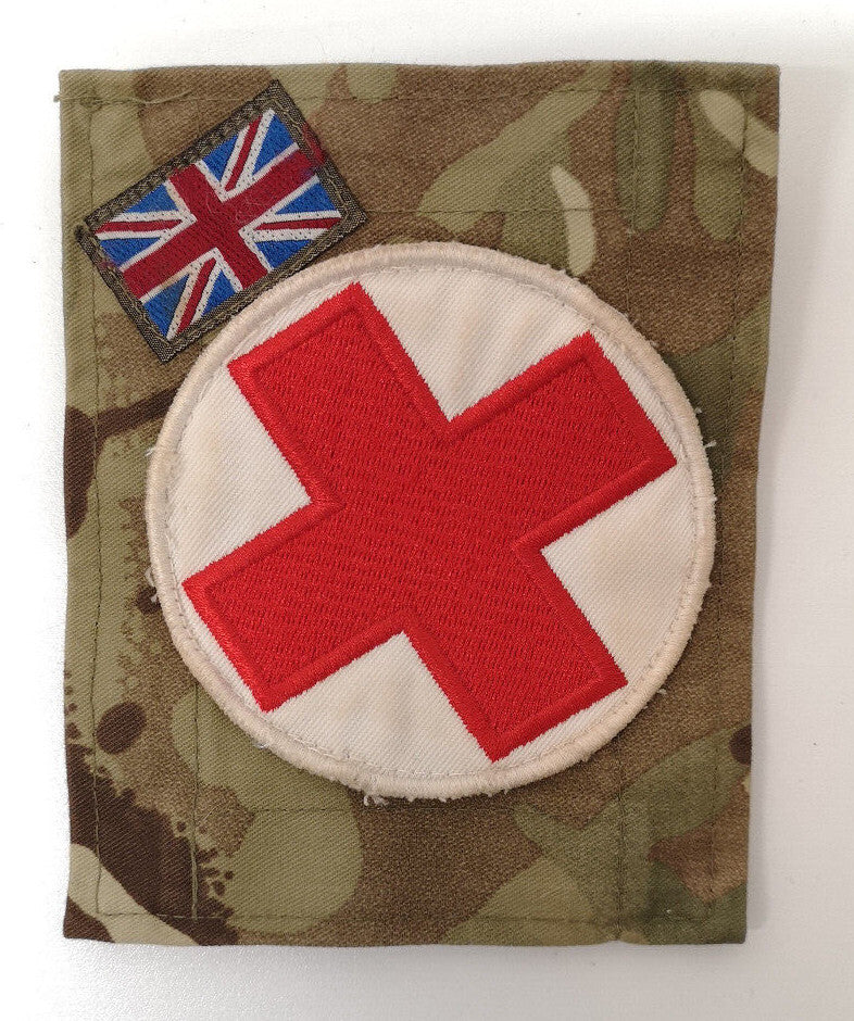 British Army TRF Patches on MTP Blanking Panels Various - Used