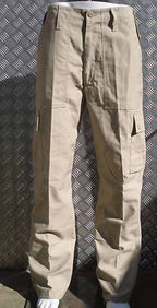 Beige Military Style Combat Cargo / Utility / Field Trousers Size 42"-46" - NEW