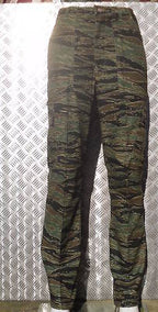 Tiger Camouflage Military Style Combat / Cargo Trousers Size 34"-38" - NEW