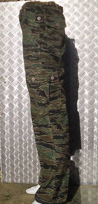 Tiger Camouflage Military Style Combat / Cargo Trousers Size 34"-38" - NEW