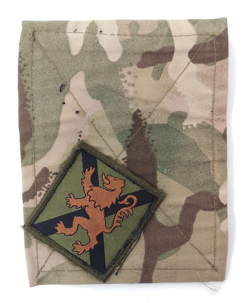 British Army TRF Patches on MTP Blanking Panels Various - Used