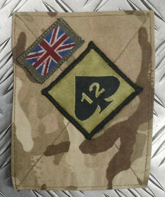 British Army TRF Patches on MTP Blanking Panels Various - Used