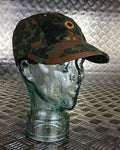 Genuine German Army Flectarn Camouflage Peak Baseball Cap / Hat - All Sizes NS