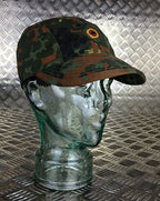 Genuine German Army Flectarn Camouflage Peak Baseball Cap / Hat - All Sizes NS