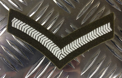 Genuine British Army Lance Corporal Cheveron / Stripe / Bar - Brand NEW