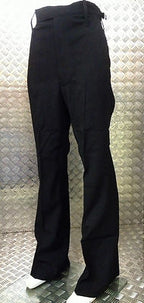Royal Navy Womens RN Class II Black Flared Bell Bottom Sailors Slacks WRNs