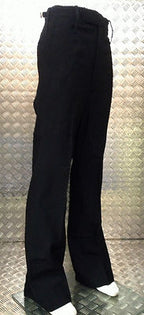 Royal Navy Womens RN Class II Black Flared Bell Bottom Sailors Slacks WRNs