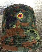 Genuine German Army Flectarn Camouflage Peak Baseball Field Cap / Hat. All Sizes