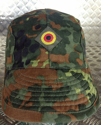 Genuine German Army Flectarn Camouflage Peak Baseball Field Cap / Hat. All Sizes
