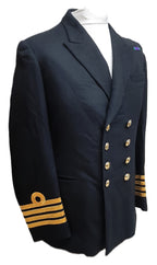 Vintage RN No1 Cartain Rank Jacket British Royal Navy 80s Pattern