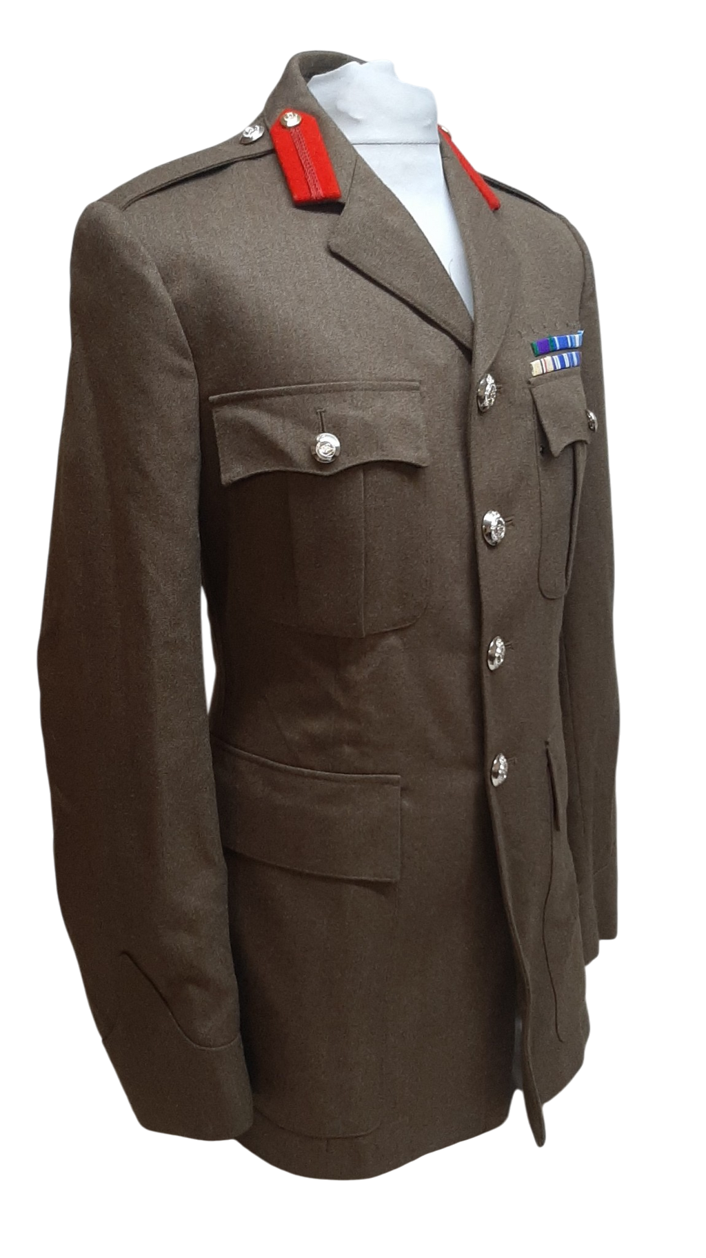 Officers FAD Jacket Staff / General Gorgets No2 British Army Number Two Dress Uniform