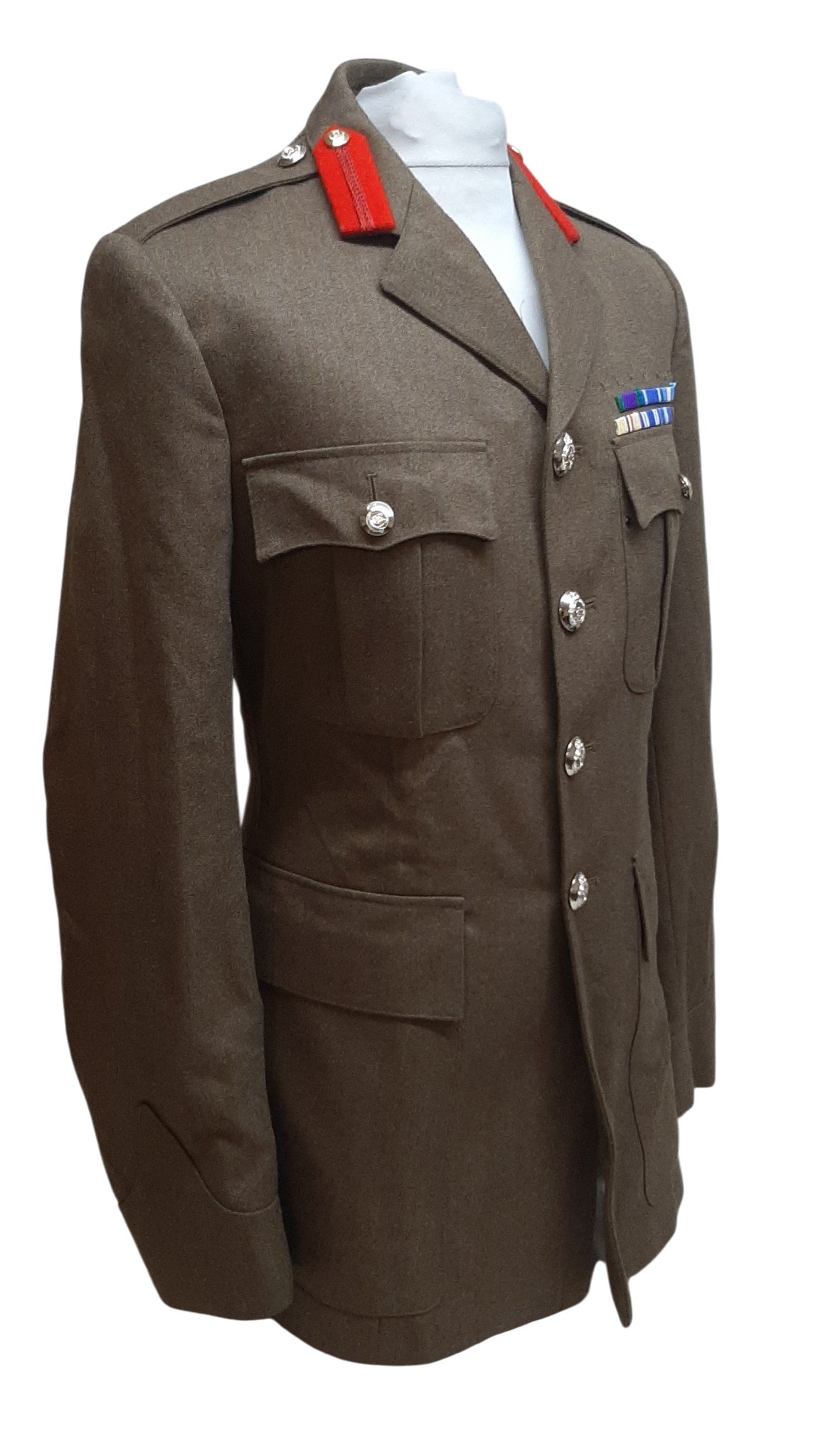 Officers FAD Jacket Staff / General Gorgets No2 British Army Number Two Dress Uniform