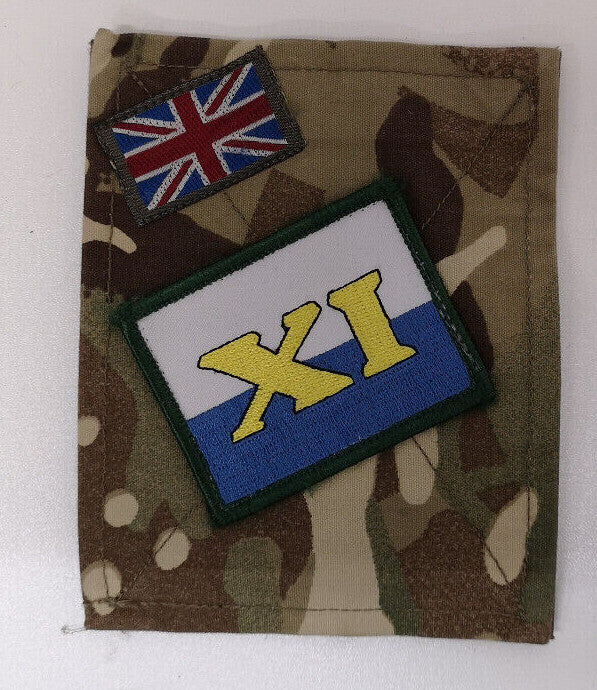 British Army TRF Patches on MTP Blanking Panels Various - Used