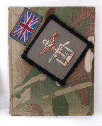 British Army TRF Patches on MTP Blanking Panels Various - Used