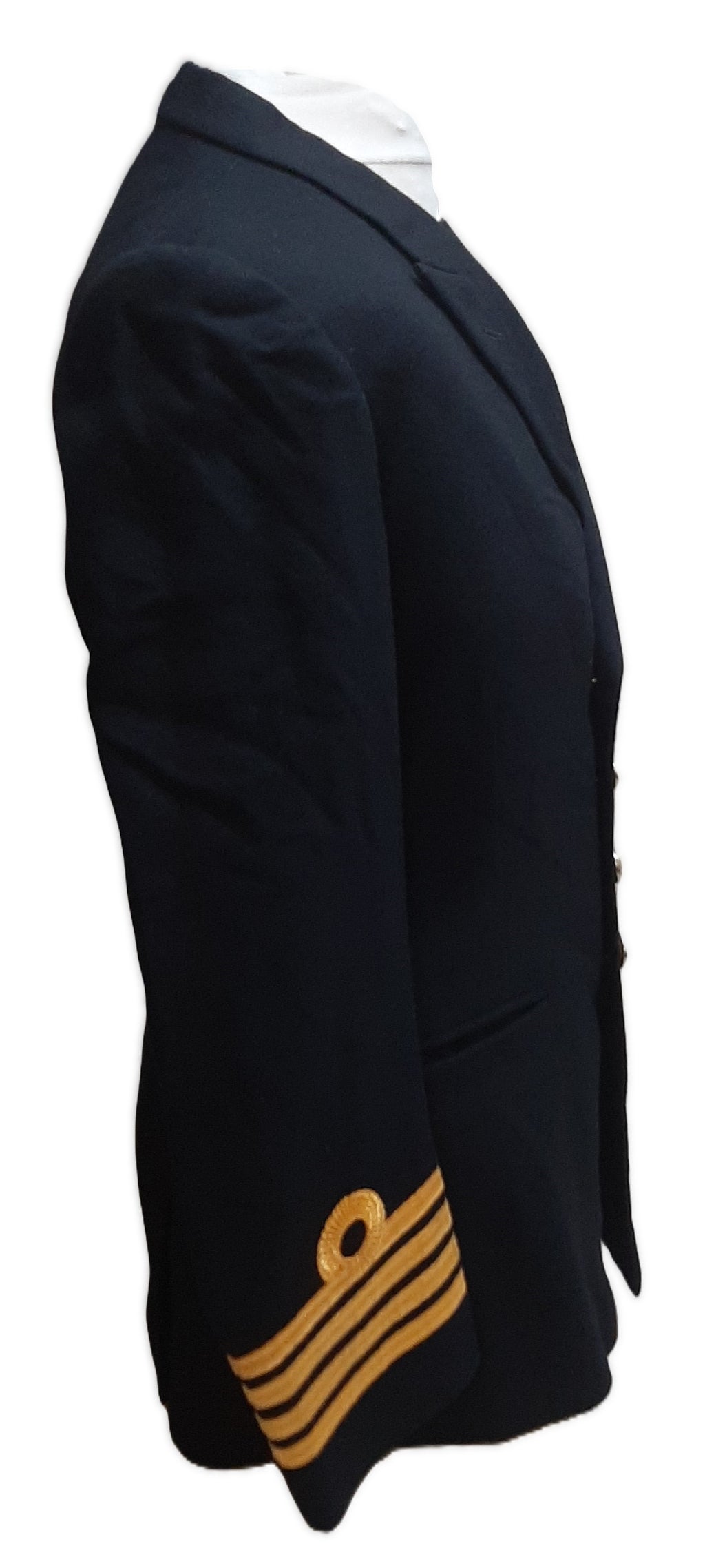 Vintage RN No1 Cartain Rank Jacket British Royal Navy 80s Pattern