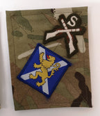 British Army TRF Patches on MTP Blanking Panels Various - Used