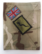 British Army TRF Patches on MTP Blanking Panels Various - Used