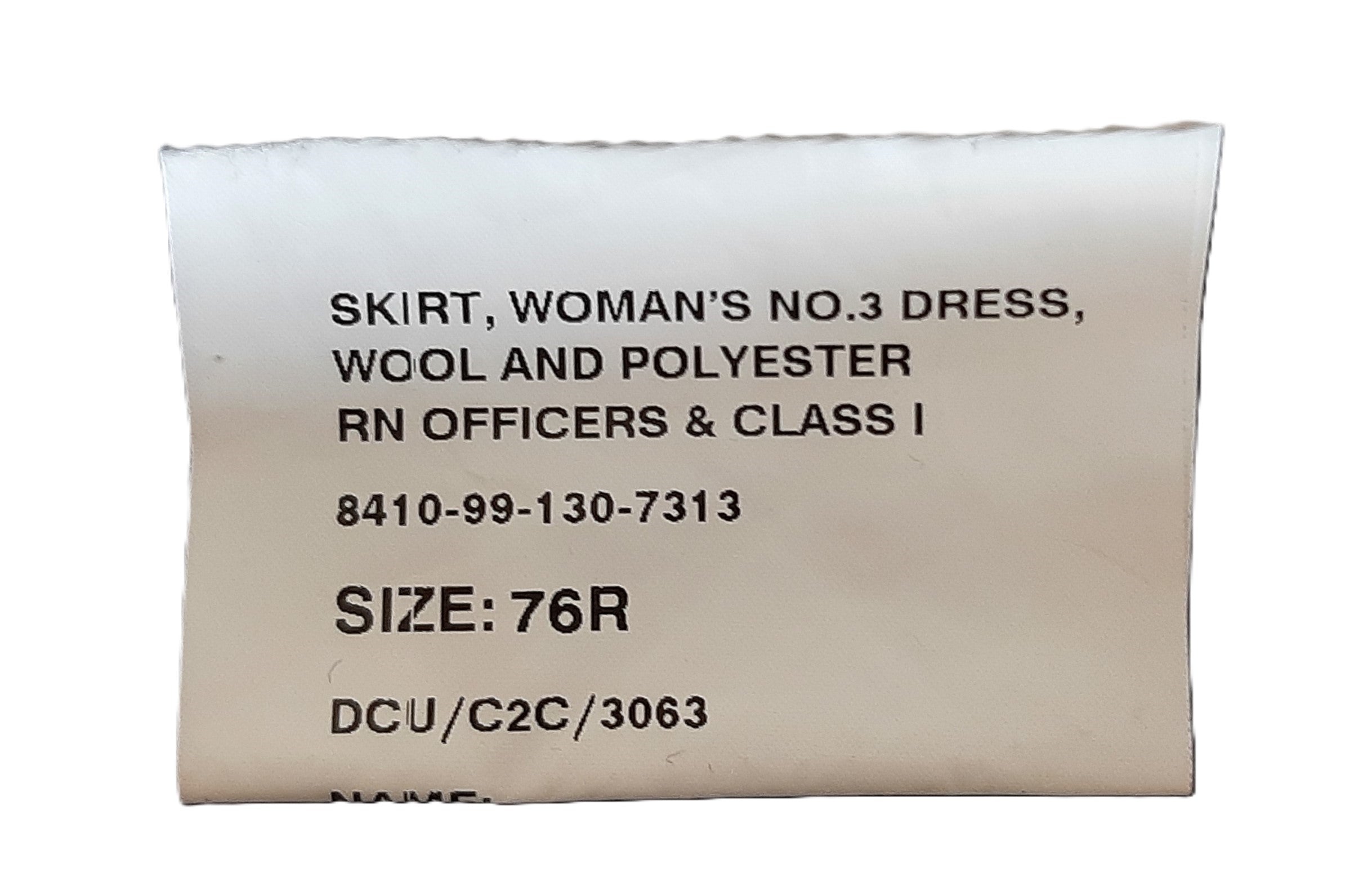 RN Officers Skirt No3 and Class 1 British Royal Navy WRNS