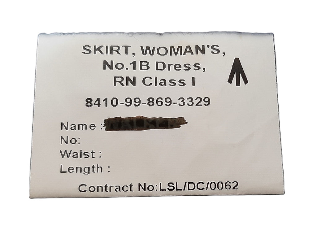 RN Officers Skirt No1B and Class 1 British Royal Navy WRNS