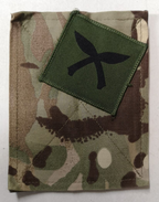 British Army TRF Patches on MTP Blanking Panels Various - Used