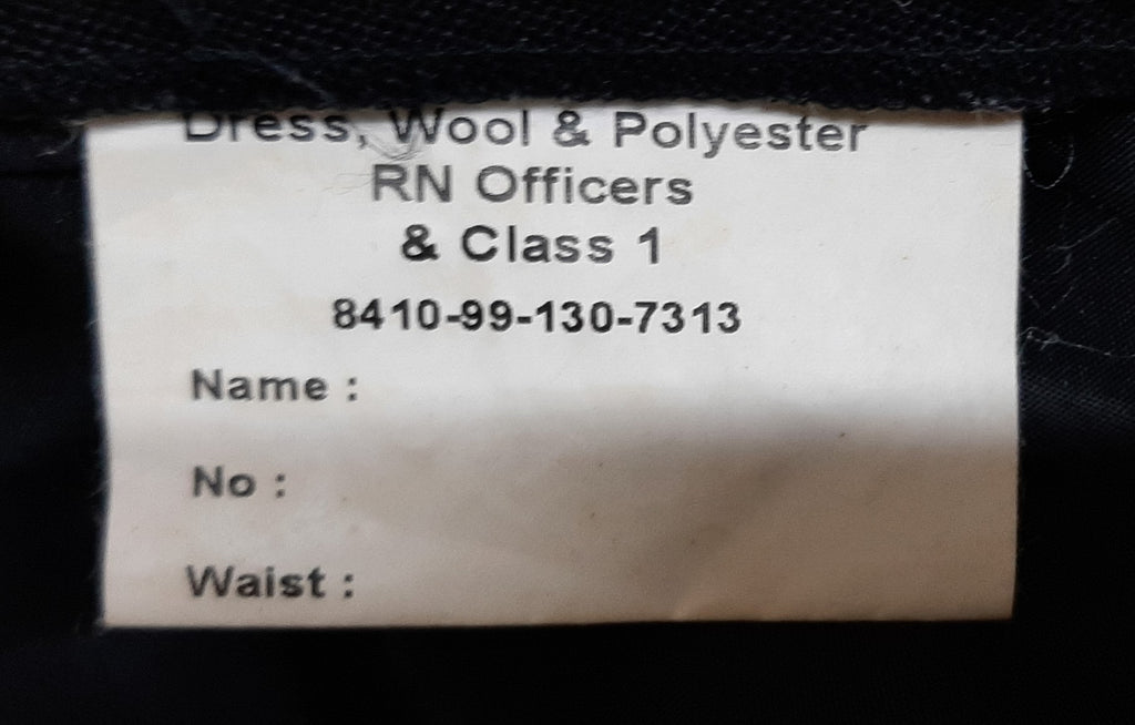 RN Officers Skirt No3 and Class 1 British Royal Navy WRNS