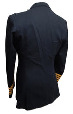 Vintage RN No1 Cartain Rank Jacket British Royal Navy 80s Pattern