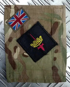 British Army TRF Patches on MTP Blanking Panels Various - Used