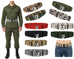 Alice Type Belt 2" Canvas Web Pistol Belt Load Carrying Adjustable size Assorted Colours