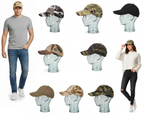 Baseball Cap Army Style 100% Cotton Assorted Military Colours and Camo Patterns