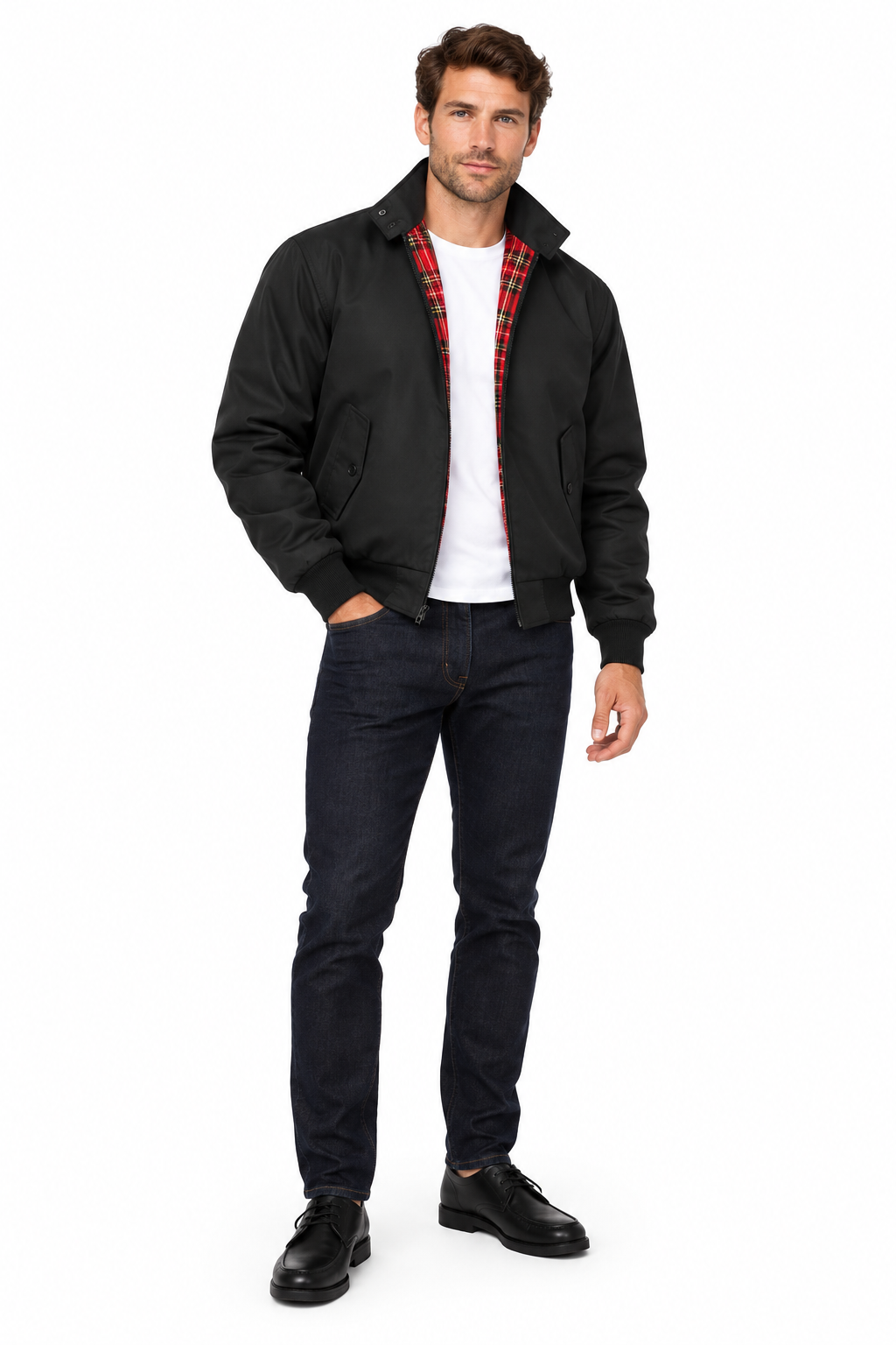 Harrington Jacket Retro 1970's 1980's Style Casual Street Wear Assorted Colours