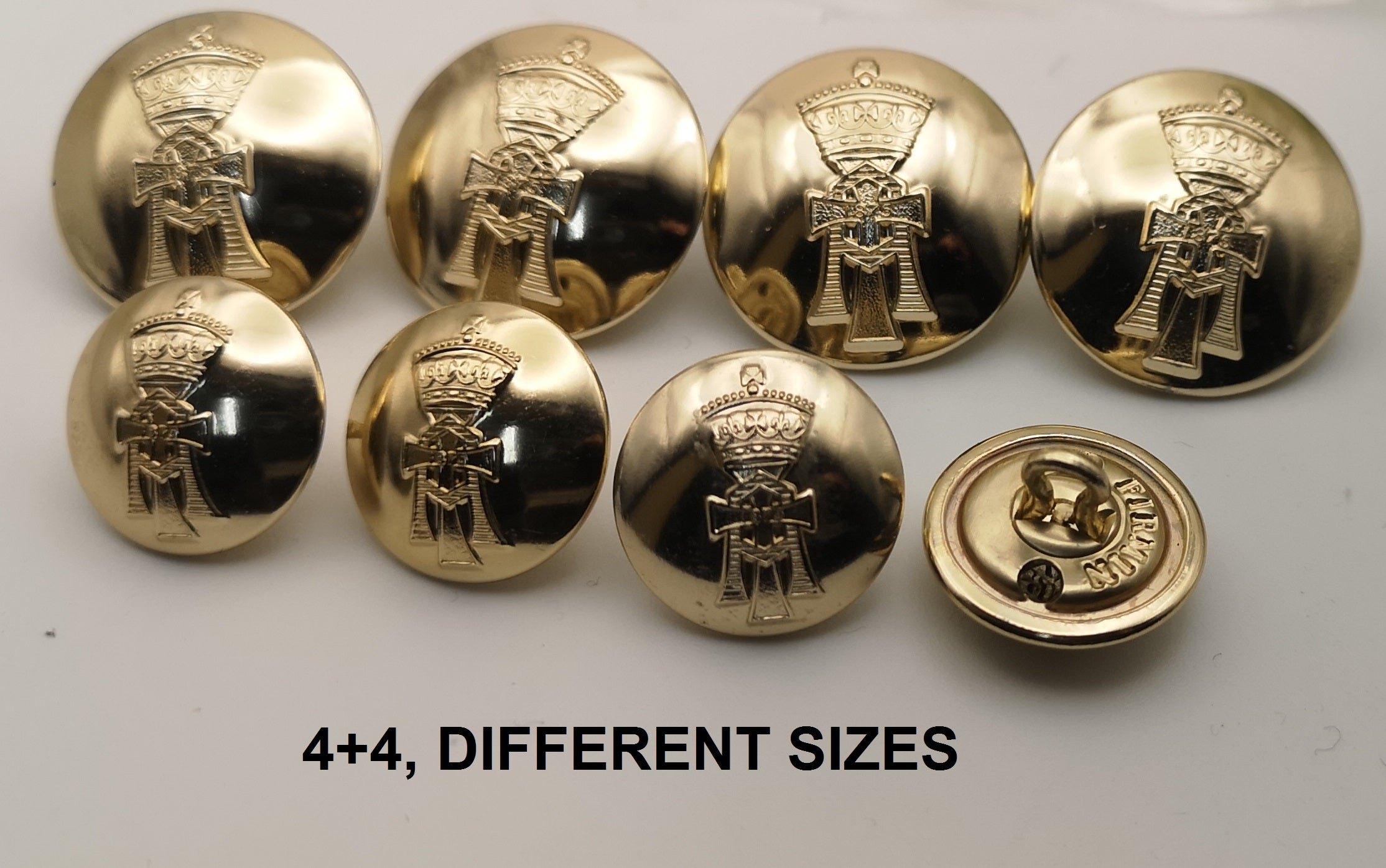 FAD No2 Button Set British Army for Service Dress Jackets and Old Pattern Tunics Assorted