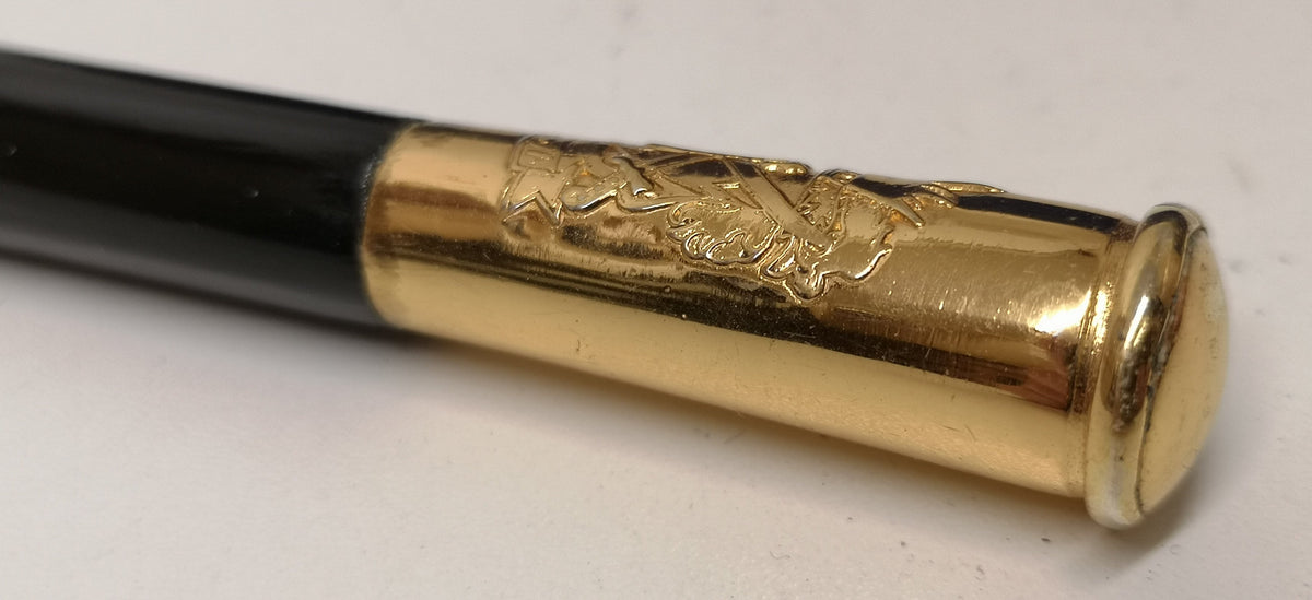 Swagger Stick with Bahrain Insignia Tip Short Cane