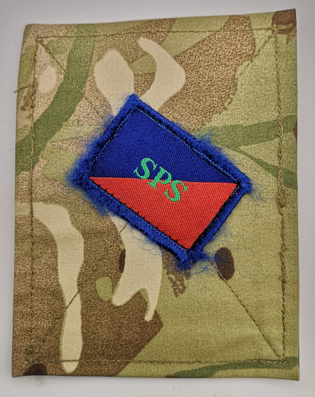 British Army TRF Patches on MTP Blanking Panels Various - Used